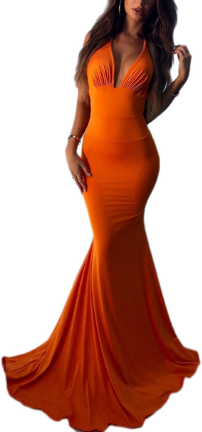 halter summer maxi dress