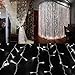 ADDLON Curtain String lights 300 LED Icicle Lights Fairy Starry Lights 8 Modes Decorative Lights For Wedding Bedroom Holiday Party Indoor outdoor UL Certification (Cold white)