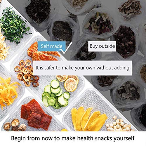 Food Dehydrator Machine, Jerky Dehydrators with Five Tray, Knob Button (5 trays-timer) - Thumbnail 2