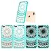 iPhone 7 Plus [5.5''] Case - Anwish Mint Mandala Totem Series Hybrid Protective Case with Soft TPU Bumper +Hard Back Cover [Scratch Resistant] Cover Case for iPhone 7 Plus
