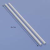 D-Line 30x15mm Cable Trunking 2m Pack Half Round Self-Adhesive White view 5