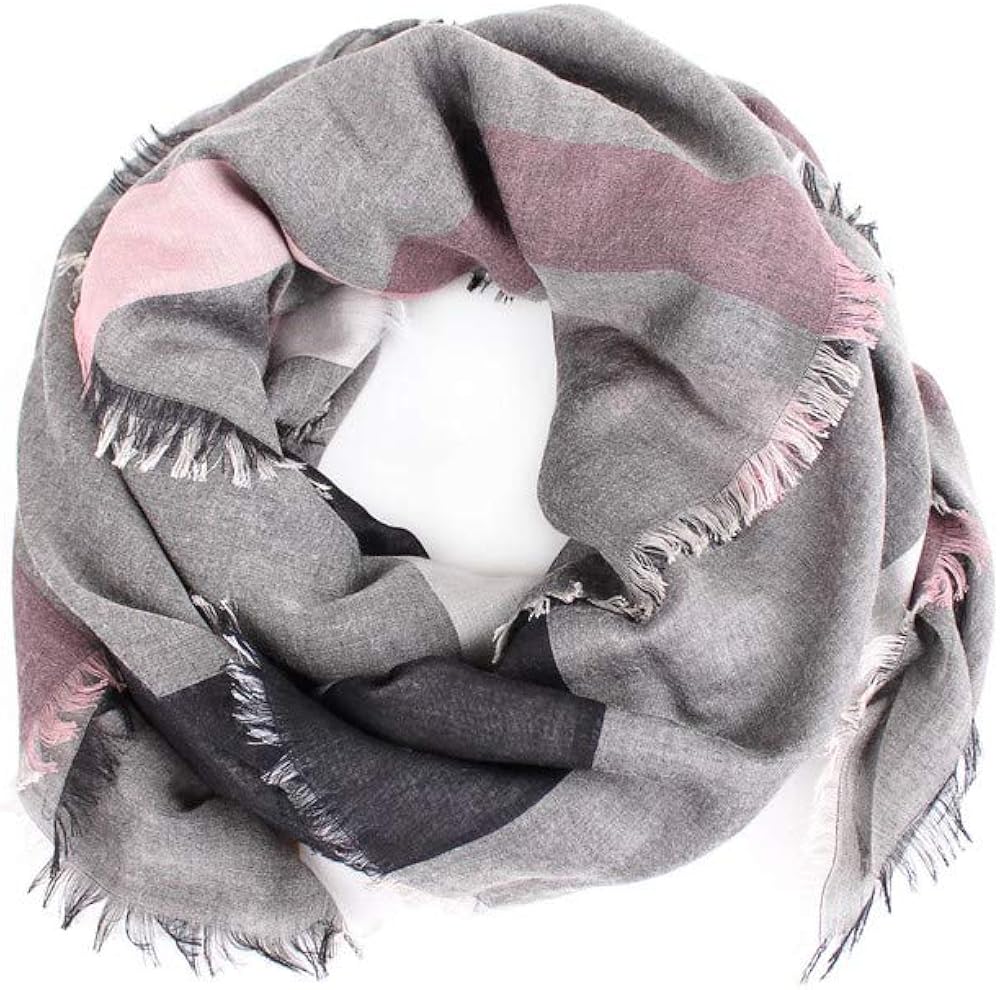 burberry check wool square scarf