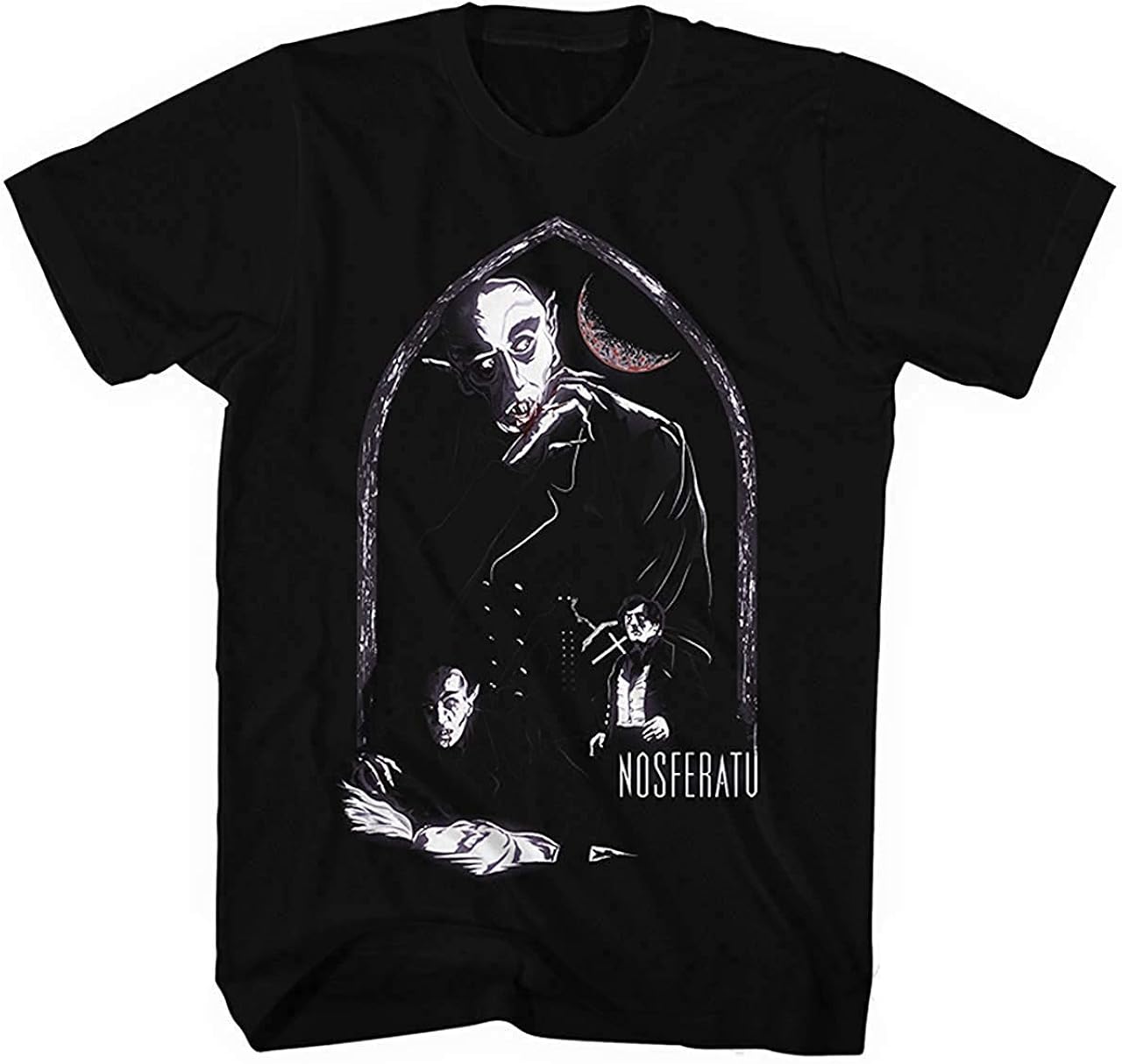 Monkey Print Camiseta Hombre Nosferatu Vampiro Gótico: Amazon.es: Ropa y accesorios