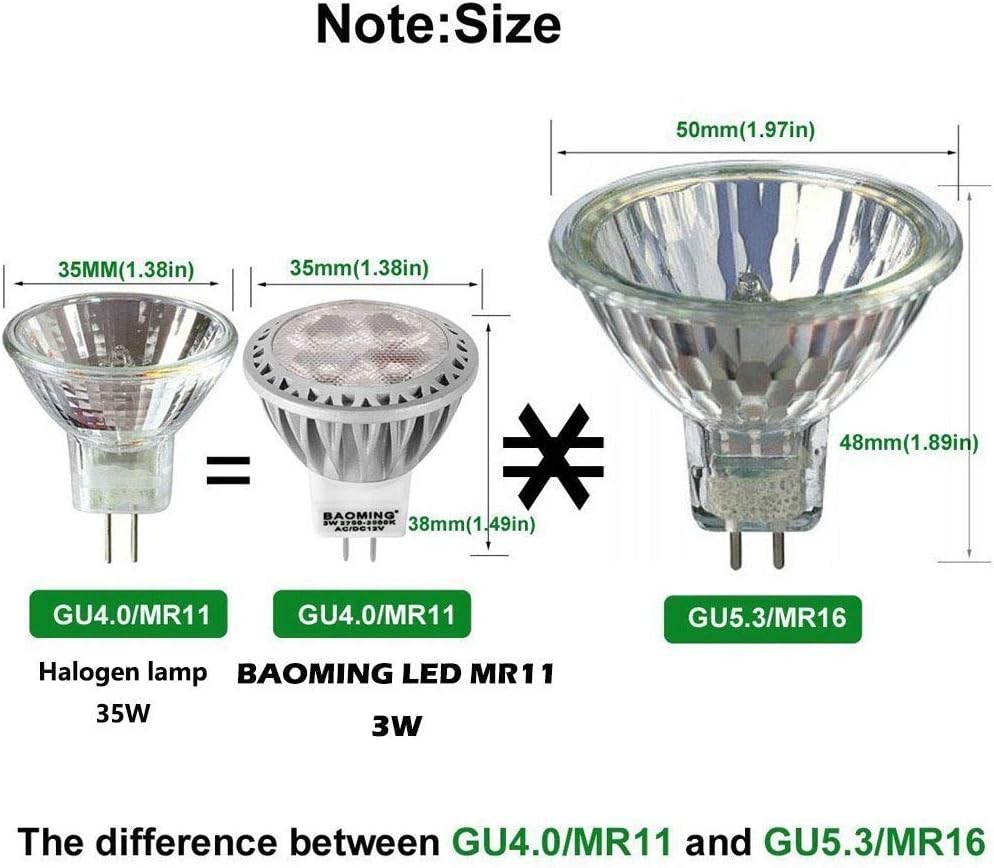 BAOMING MR11 GU4 LED Bulb 20W/35W 