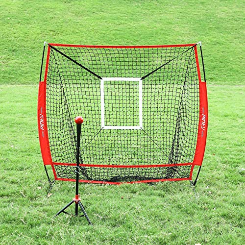 Baseball and Softball Practice Net 5×5ft Portable Hitting Batting