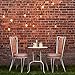 LampLust 50 Ft Outdoor String Lights - Commercial Grade Light Strand with 24 Edison Bulbs, Waterproof for Outdoor Lighting, ST14 Bulbs Included, Connectable, Dimmable, ETL Listed