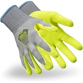 HexArmor Safety Gloves | Breathable, Flexible, and Sustainable | Hi-Vis Palm | A6-level Cut Resistance | Helix 3014