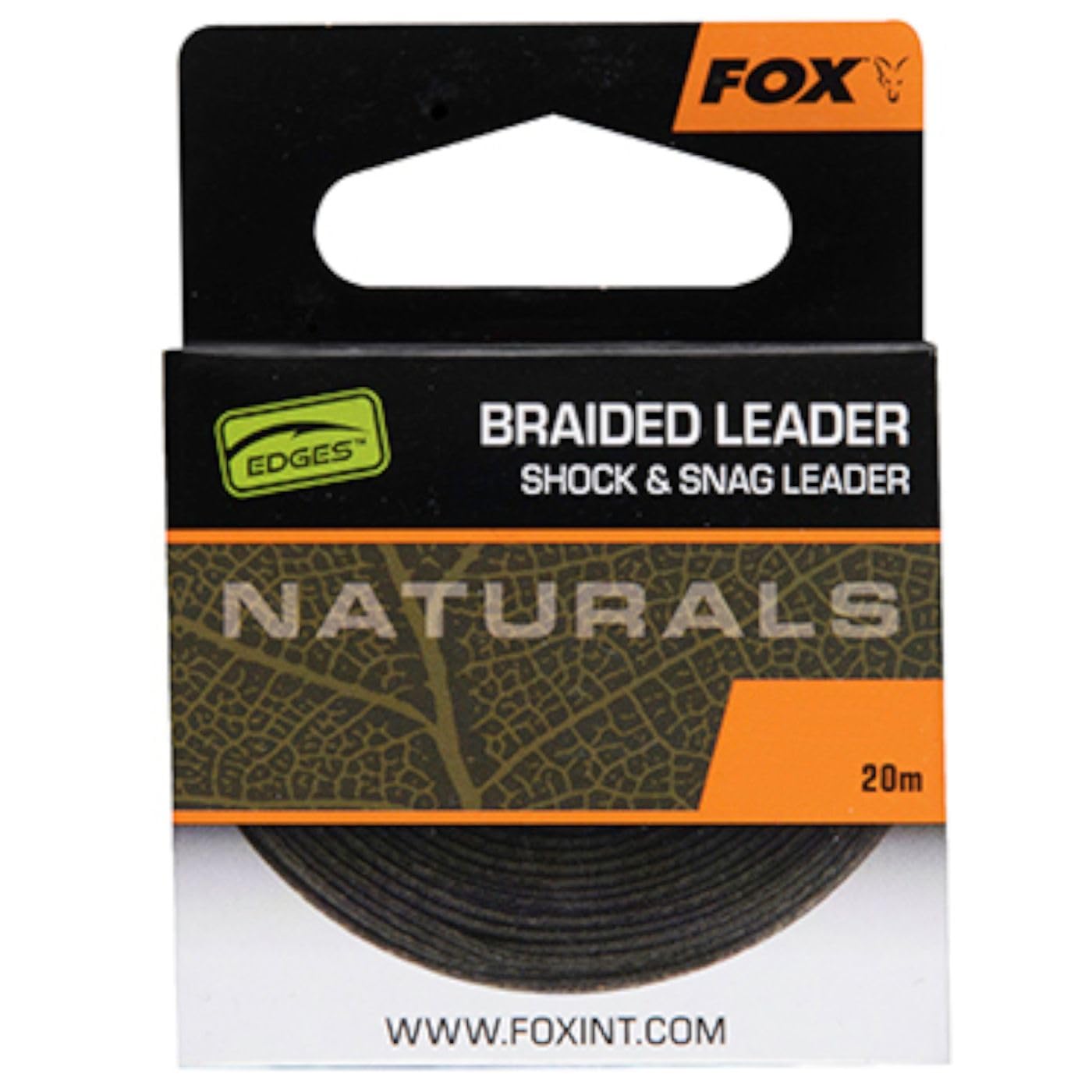 Fox International Naturals Braided 20 M Carpfishing Line 30 Lbs