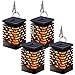TomCare Solar Lights Solar Lanterns Dancing Flame Outdoor Hanging Lanterns Lights Decoration Lighting Solar Powered Waterproof Umbrella Lanterns Night Light Auto Sensor for Garden Patio Yard (4)