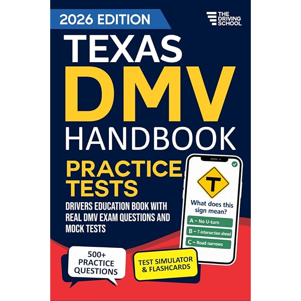 Texas DMV Exam Workbook - DMV Drivers Workbook Texas - TX DMV
