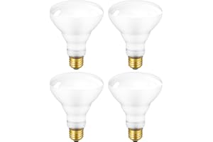 DIQMIAQ BR30 Flood Lights Indoor 65-watt Recessed Light Bulbs 2700K Soft White Bulbs Spot Lights Indoor 120V Dimmable E26 Indoor Light Bulbs for Home, Office, Decorative Lamp, Appliance bulbs (4 Pack)