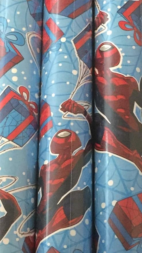 Amazon.com: Gift Wrap - Spider-Man Blue Themed Gift Wrapping Paper - 1