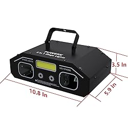 4 in 1 Mixed Effect Sound Activated DJ Stage Lights