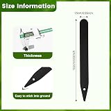 KINGLAKE 100Pcs Plastic Plant Labels & Pen 6" Writable Tags Garden Markers view 2