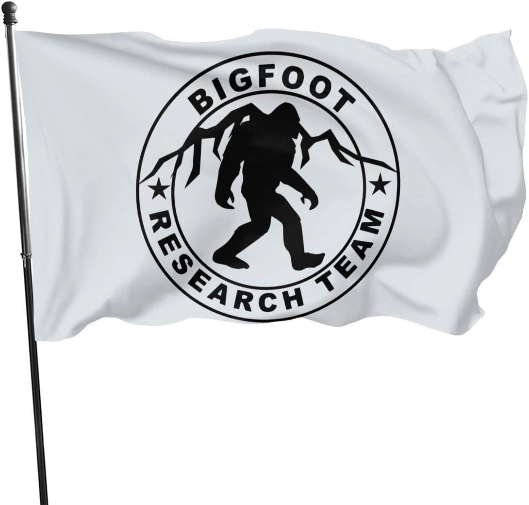 Amazon.com : SL6NNG Sasquatch Bigfoot Research Team 1 Flag 3’ X 5