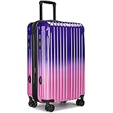 sukiost Carry On Suitcase, 20 Inch Carry On Luggage with Wheels, Hardside Large Suitcases with Wheels, TSA Lock