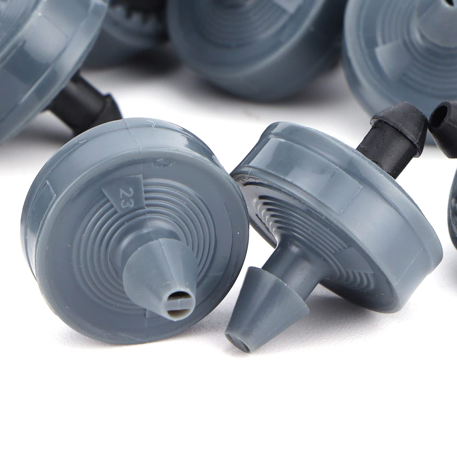 Nimomo 100PCS Irrigation Dripper Durable Drip Emitter 4L Drip Irrigation Pressure Compensating Emitter Irrigation Equipment