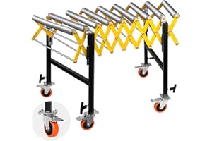 DEFNES 660Lbs Adjustable Conveyor Roller, Flexible Roller Conveyor, Expandable Conveyor Roller, Table with Skate Wheels
