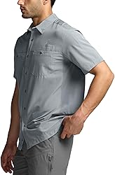 CQR Men's Short Sleeve Tactical Shirts, UPF