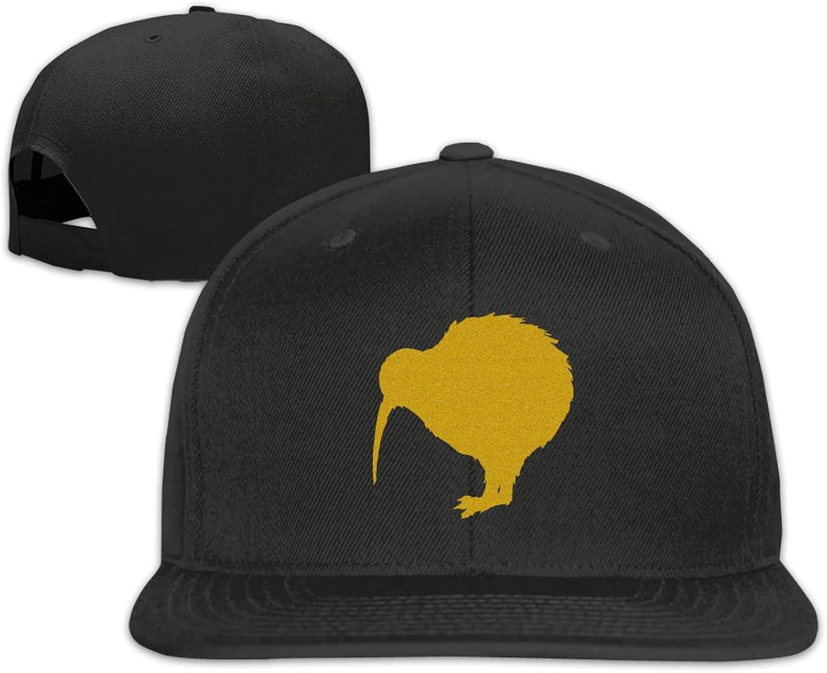 New Zealand Kiwi Bird Snapback Baseball Hat Flat Bill Cap Trucker Hats