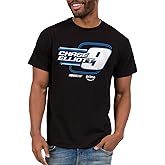 Junk Food NASCAR Skewed Lines-Unisex Adult Fan Sports Short Sleeve T-Shirt for Men & Women