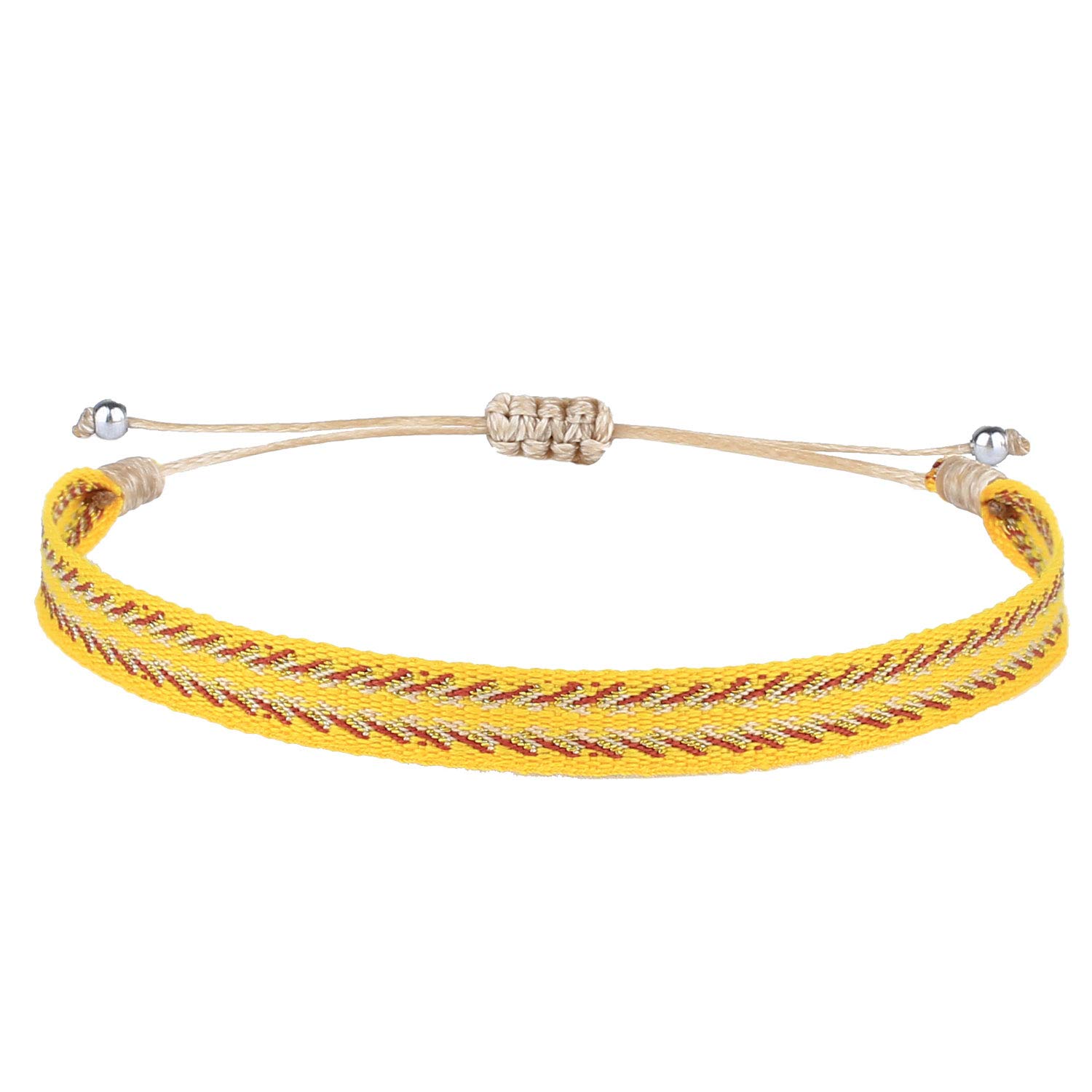 C·QUAN CHI Vintage Wrist String Bracelet Summer Lucky Rope Bracelet for Women Bohemian Friendship Bracelet 01B