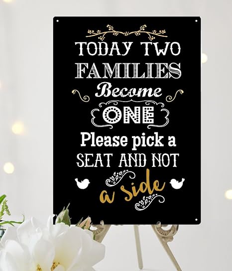 Lavagna Di Invito Per Matrimonio Con Frase In Inglese Formato Stile Vintage Colore Nero Amazon It Casa E Cucina