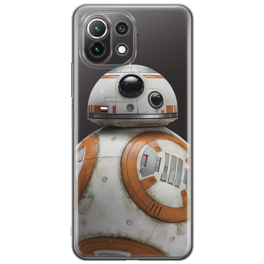 ERT GROUP mobile phone case for Xiaomi 11 Lite 4G/5G original and officially Licensed Star Wars pattern BB 8 002, partially transparent — image 1
