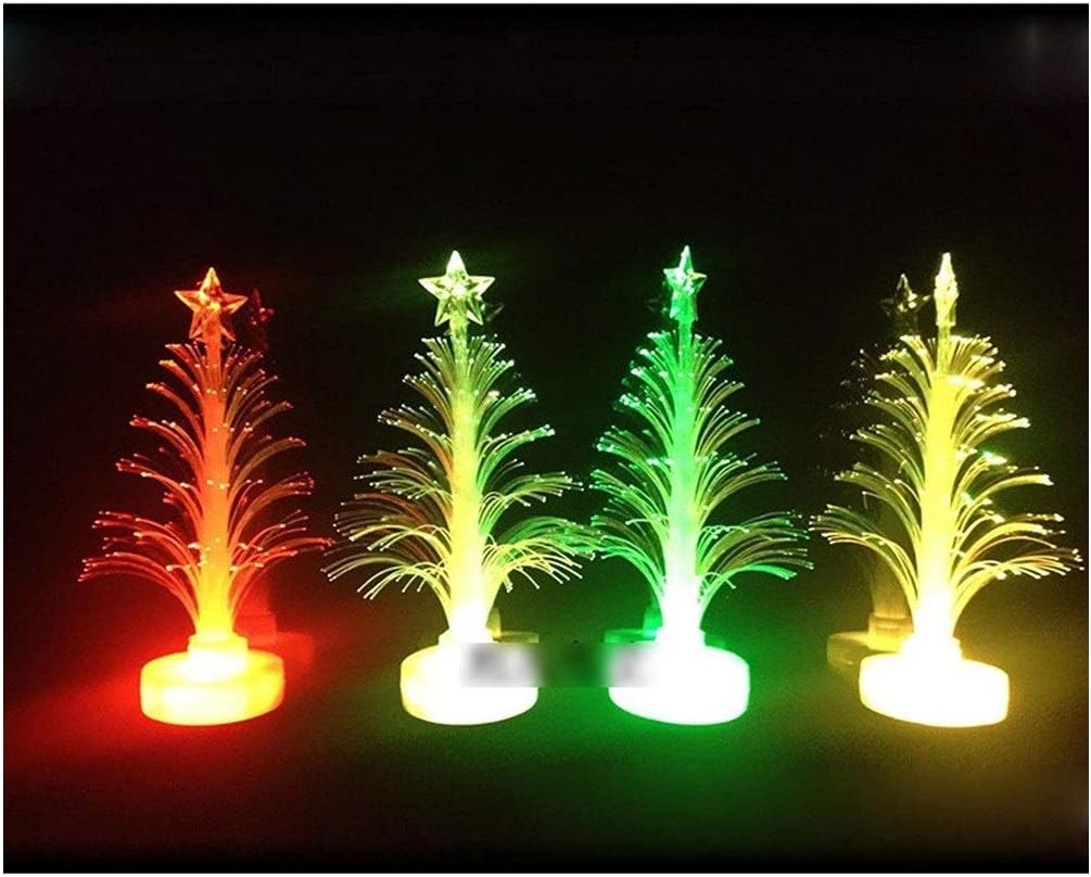 Mini Christmas Tree with Color Changing LED Light Fibre Optic