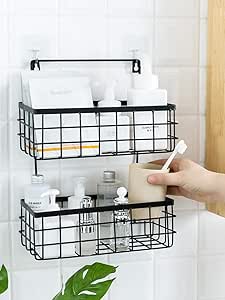 HZHHYP Estante de Pared Estante de Pared baño Libre Dormitorio montado