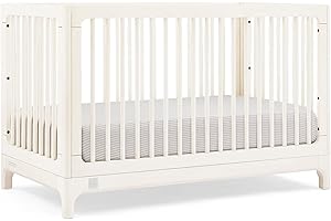 Delta Children babyGap Wren 4-in-1 Convertible Crib Greenguard Gold Certified, Antique White