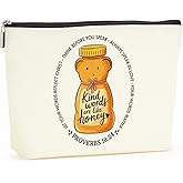 Christian Gifts for Women Faith Jesus Bible Verse Makeup Bag Bear Trendy Coquette Cosmetic Bags Inspirational Gifts for Women Niece Coworker Birthday Christmas Zipper Pouch Travel Toiletry Bag