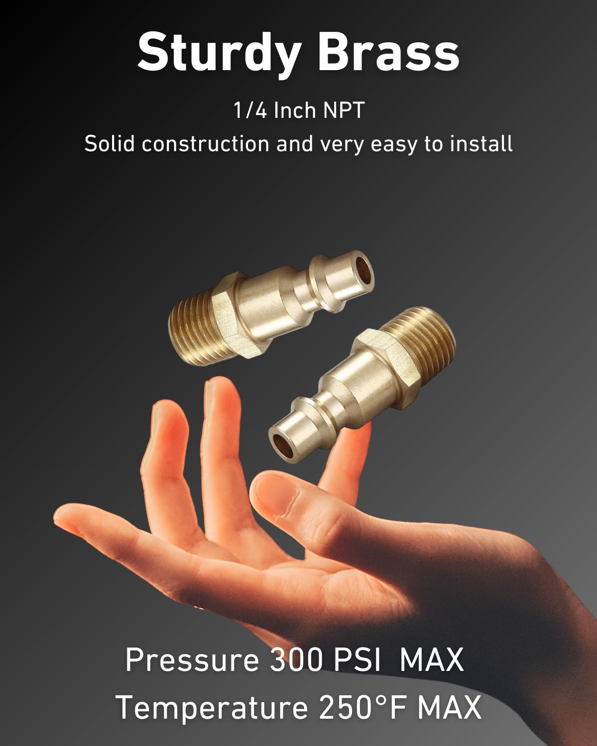 1/4 Female NPT Air Compressor Hose Quick Coupler Plug Industrial