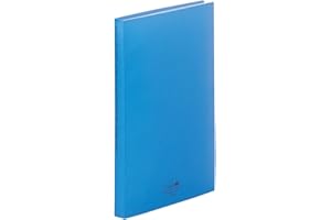 Lihit Lab N5001-8 Clear Book, A4, 40 Pockets, Blue
