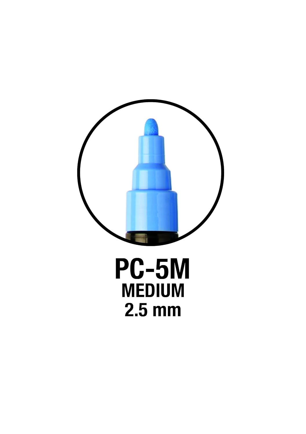 Posca Pens PC-5M Medium Acrylic Coloured Permanent Paint Markers for Adults. Perfect for Colouring Fabric, Graffiti - Image 4