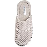 Laura Ashley Ladies Spa Rugged Slippers With Memory Foam Insole