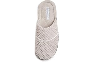 Laura Ashley Ladies Spa Rugged Slippers With Memory Foam Insole
