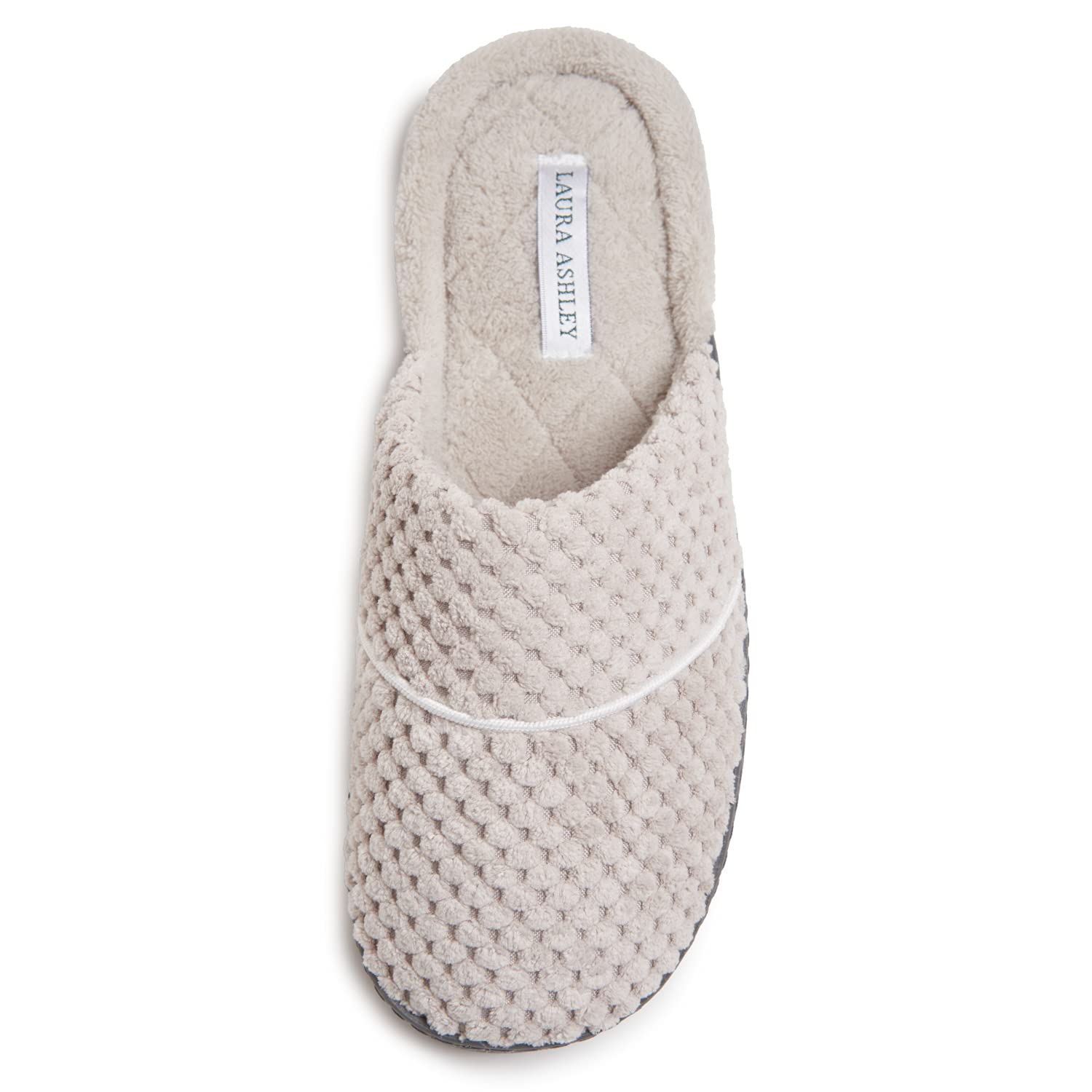 Laura Ashley Women's Spa Slip-On Rugged Scuff Slippers Non-Slip