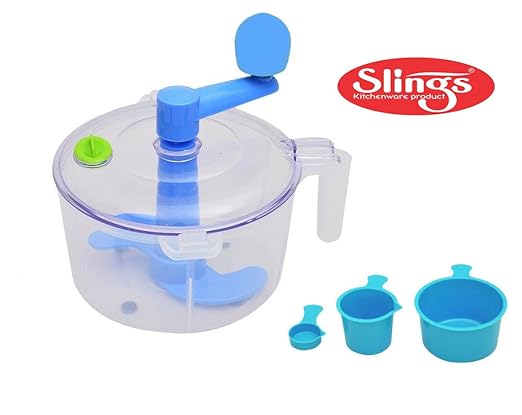 Slings One Stop Shop Dough/Atta Maker Must For Every Kitchen, Blue