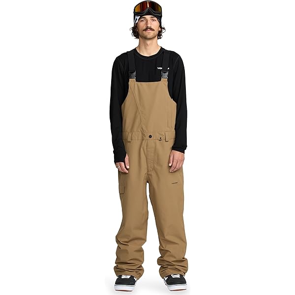 Amazon.com: Volcom Men's V.Co Sparta Bib Overall Caramel S5 S