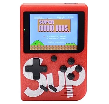 MOHANKHEDA SUP Game Portable Video Game Box with Mario, Super Mario, DR Mario, Contra, Turtles, and Other 400 Games with Battery Included