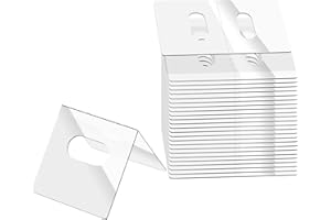 GADGET BEYOND 25 Pieces of double-sided Clear Vertical Blind Repair Tabs, Vertical Blind Tabs, Vertical Blinds Replacement slats, Blind Fixers, Pre-Cut Vertical Blinds Clear Replacement Slats Stickers Ready to use…