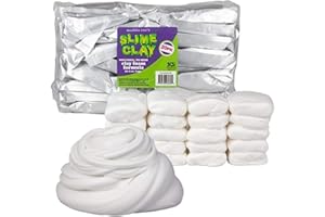 SCS DIRECT Maddie Rae Slime Clay (20 pk) Non-Toxic, No Mess Clay Foam Formula for Unique Creamy Butter Effects, Great for Arts & Crafts, Slime Glue Making Supplies, School Projects, Kids Gifts -Compare to Daiso