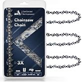 UNCO- Chainsaw Chain, 20 Inch, 3 Pack, 0.325" LP Pitch, .050" Gauge, 80 Drive Links, Chain Saw Blade