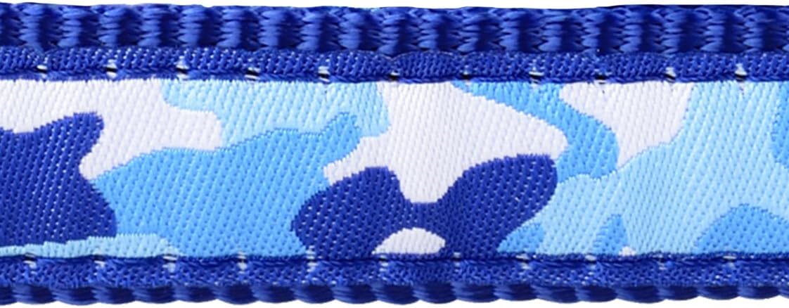 Red Dingo Camouflage Dog Collar, Medium, Dark Blue - Image 4