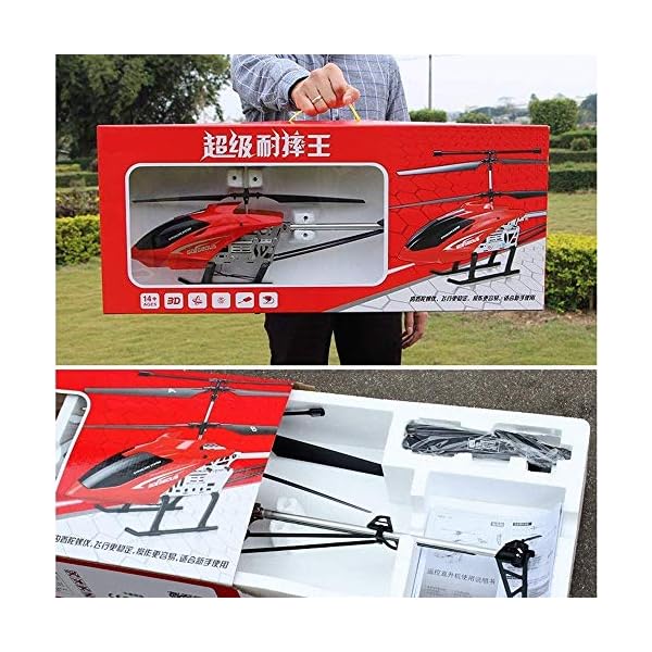 Spielzeug Modell RC Hubschrauber LED Indoor Outdoor Hubschrauber Stabil Leicht zu erlernen Gute Bedienung Junge… – Bild 3