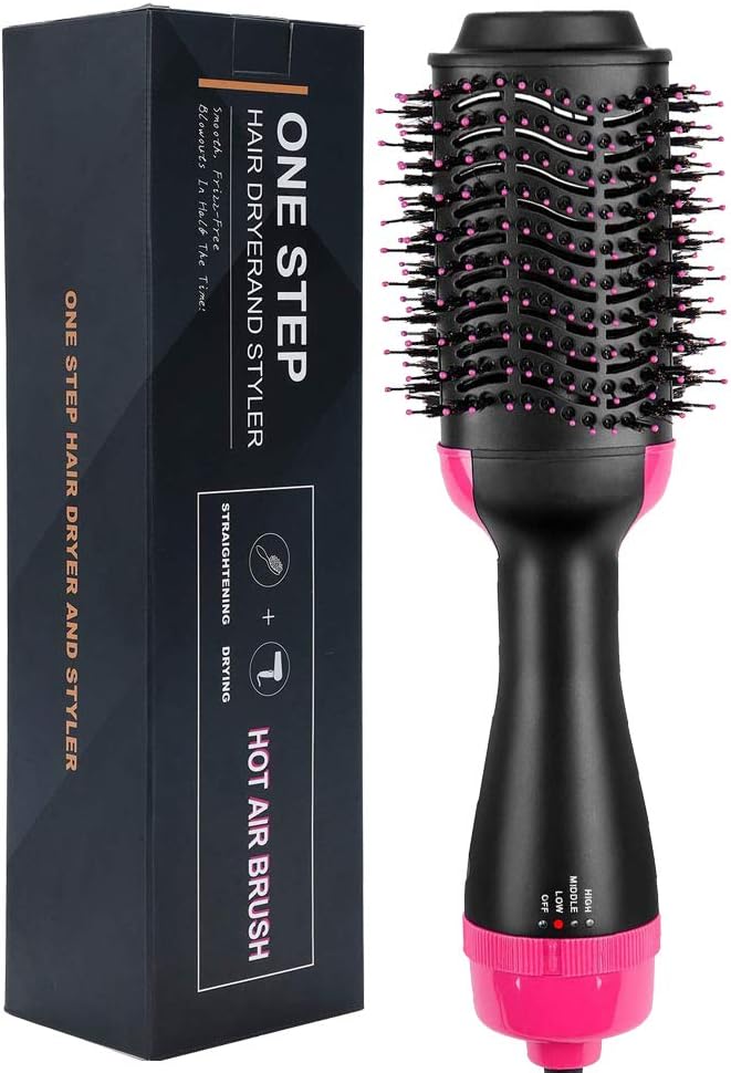 LorFain One-Step Hair Dryer and Volumizer, Hair Hot Air Brush Long Hair Curler for Women