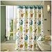 Sfoothome Animals Tortoise and Fish Printed Pattern ,Mildew Proof and Water Proof Polyester Fabric Shower Curtain for Bathroom (72 Inch By 72 Inch)