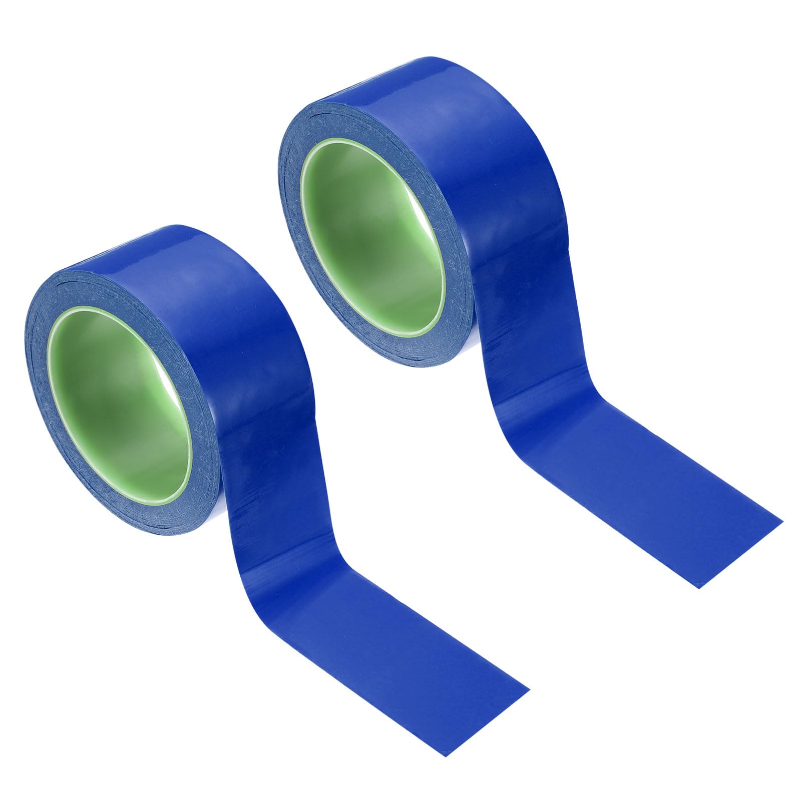 PATIKIL Safety Caution Tape 33m x 48mm, 2 Pack Safety Warning Stripe Tape Floor Tape for Marking Floor Walls Stair, Blue