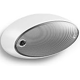 Safoner Aluminum LED RV Porch Light Exterior Oval- 1400LM Bright White & Amber Switchable Lighting, IP67 Waterproof Exterior 